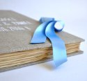 błękitna księga gości ślubna ślub personalizowana na zamówienie